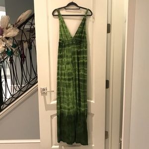 Gypsy 05 green Tie Dye Maxi dress